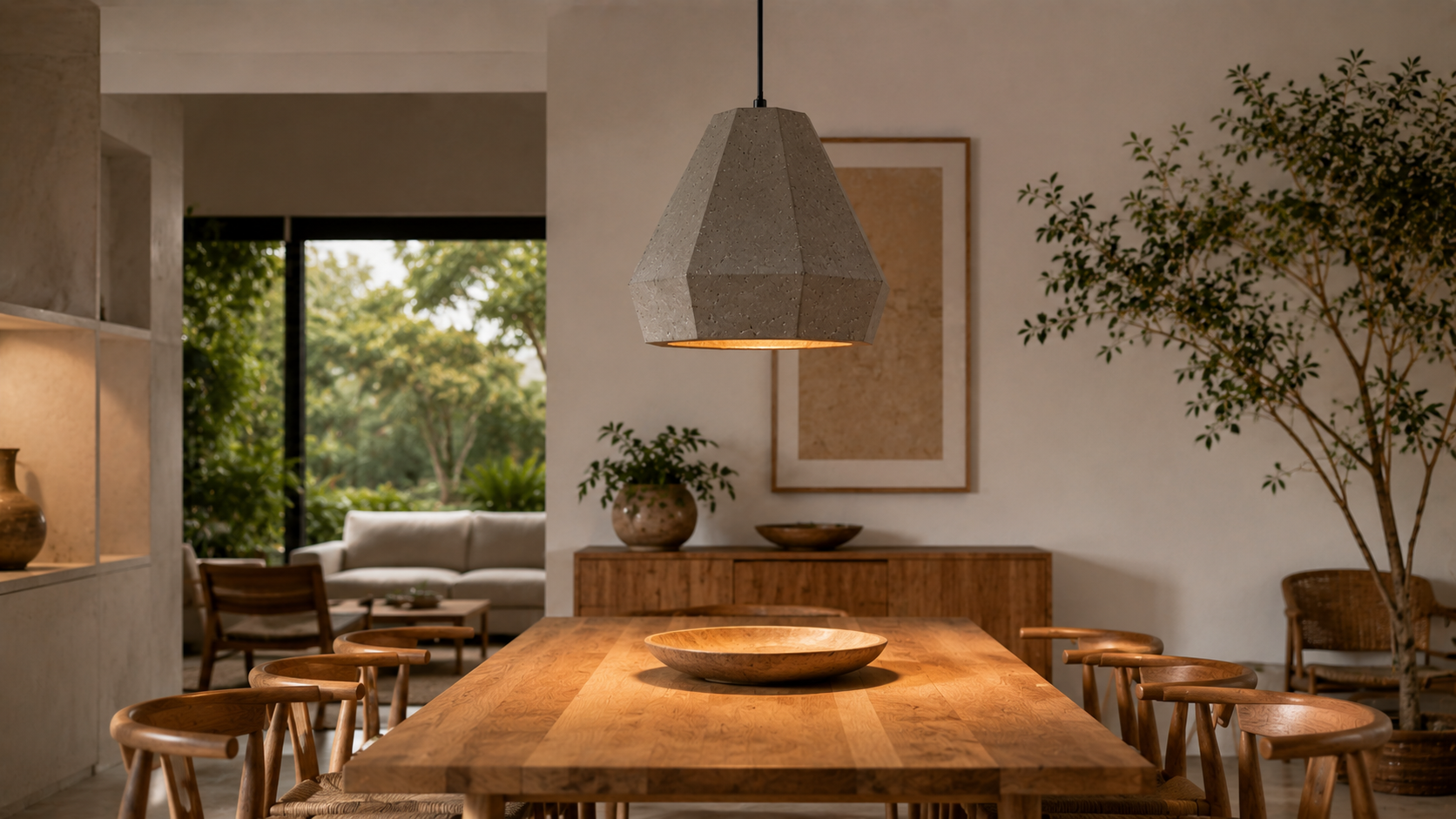 Luminária de Cimento: Como Usar o Material Mais Ousado da Decoração com Resultado Sofisticado