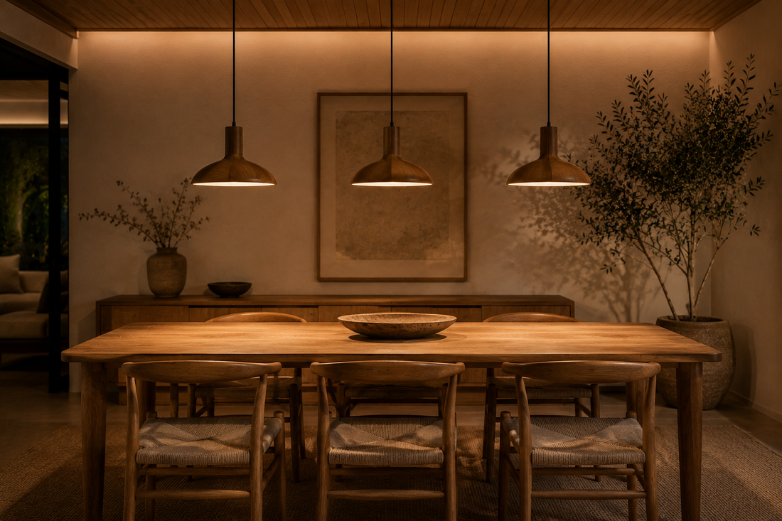 Luminária de Madeira para Sala de Jantar: Como Escolher o Tipo Certo e Fazer Combinações que Funcionam