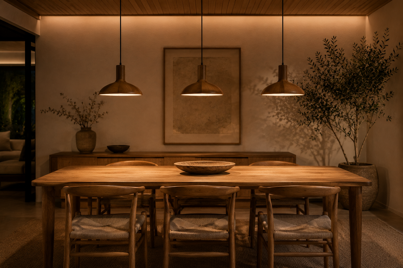 Luminária de Madeira para Sala de Jantar: Como Escolher o Tipo Certo e Fazer Combinações que Funcionam