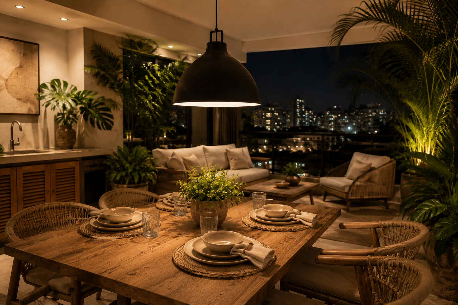 Luminárias para Varanda e Área Gourmet: O Guia Completo para Iluminar o Exterior com Inteligência