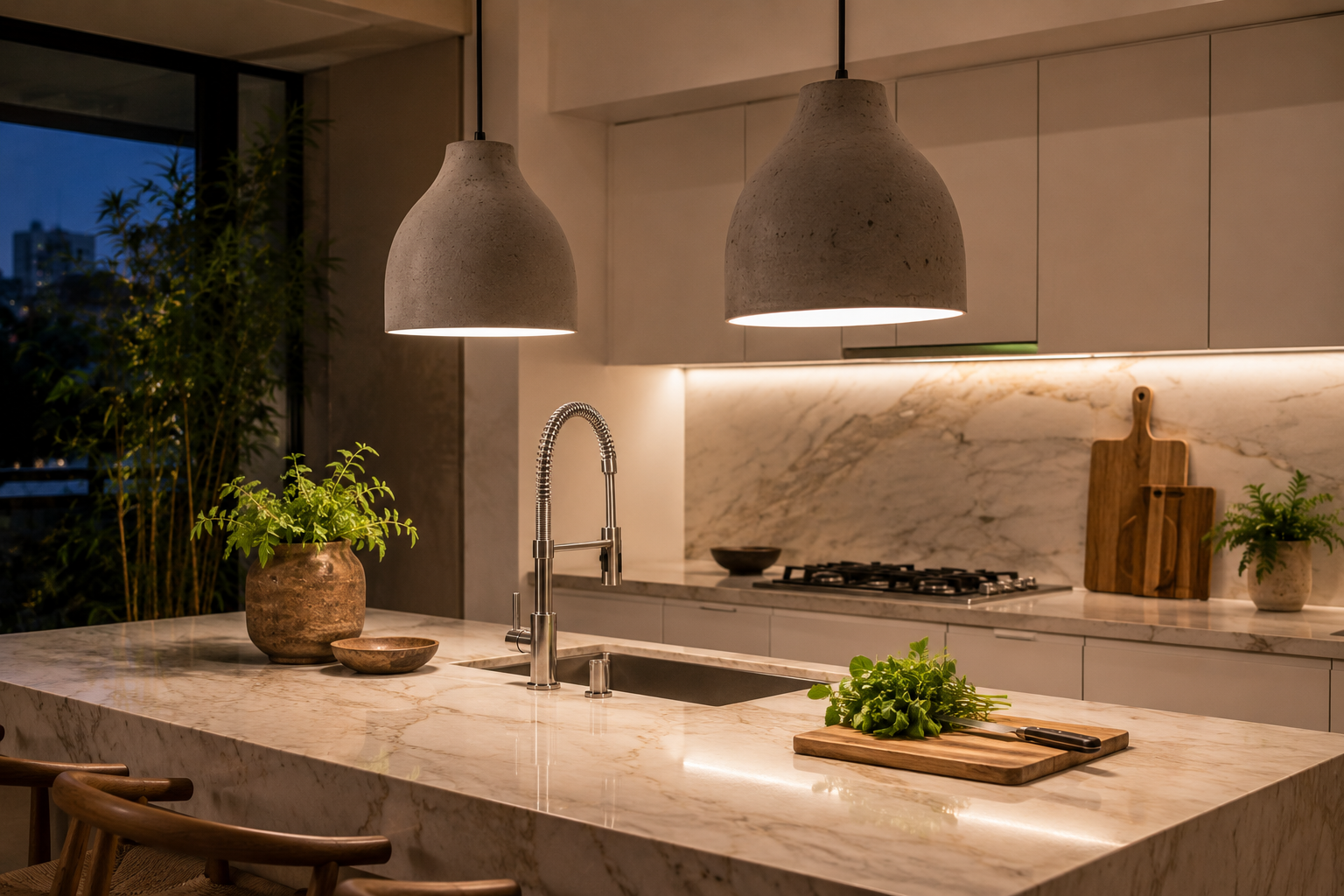 Como Iluminar a Cozinha: Elimine a Sombra na Bancada e Transforme o Ambiente com os Pendentes Certos