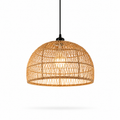Pendente de Rattan Boho Trançado E27