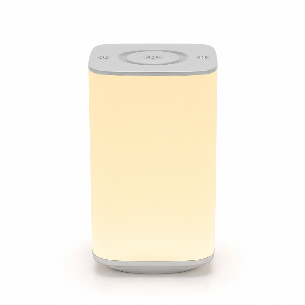 Luminária Touch Recarregável RGB Controle Remoto Timer