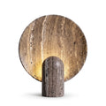 Luminária de Mesa Resina Travertino Nórdica – Sala e Quarto de Luxo