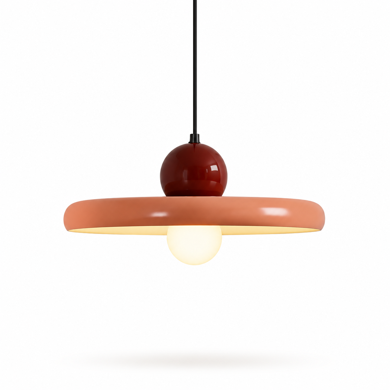 Pendente Disco Minimalista Estilo Francês para Sala de Jantar