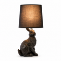 Luminária de Mesa Coelho LED Resina Nórdica – Quarto e Cabeceira
