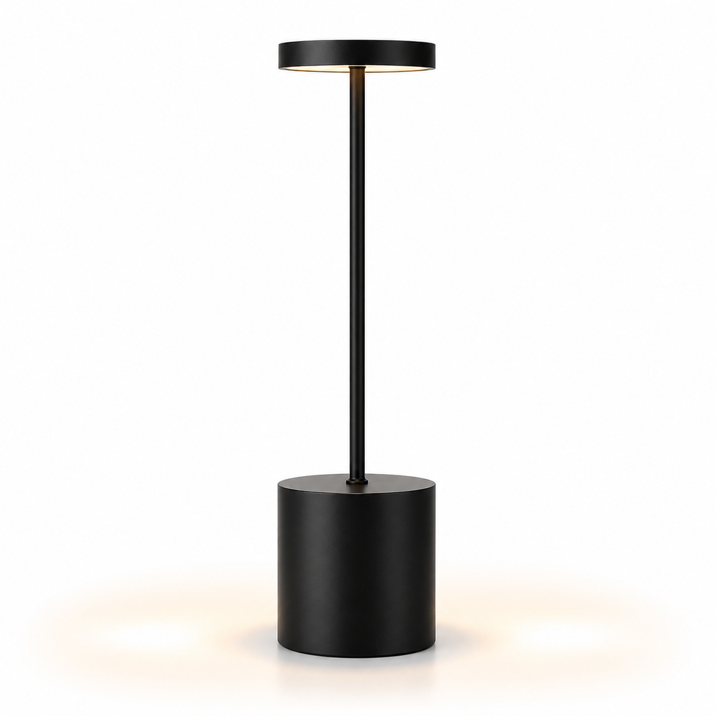 Luminária LED Recarregável Touch Mesa Sala Jantar Quarto