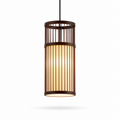 Pendente de Bambu Artesanal Estilo Chinês para Sala de Jantar
