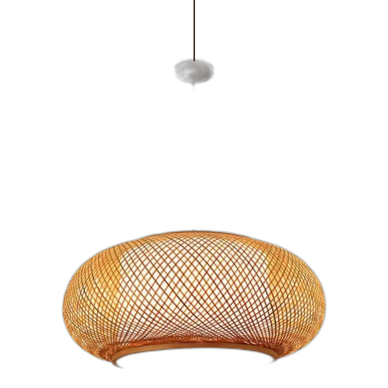 Pendente Artesanal em Bambu Trançado E27