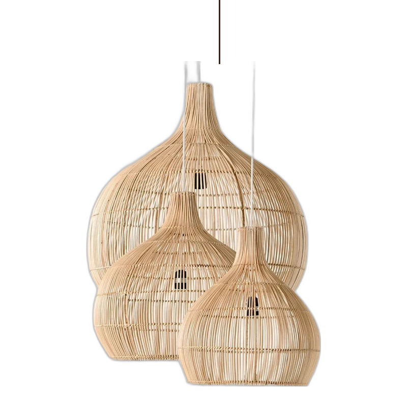Pendente Ellea - Rattan Natural - hall boho natural