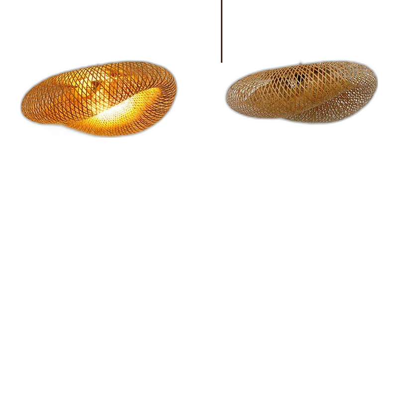 Pendente Elsiuna - Rattan e Bambu - ilha de cozinha japandi
