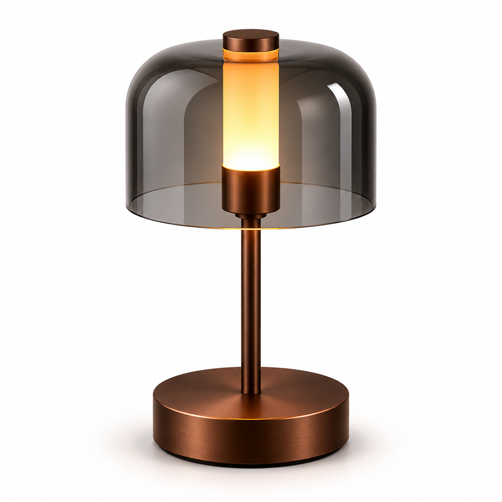 Luminaria de Mesa Avcaela - Acabamento Natural - home office atemporal