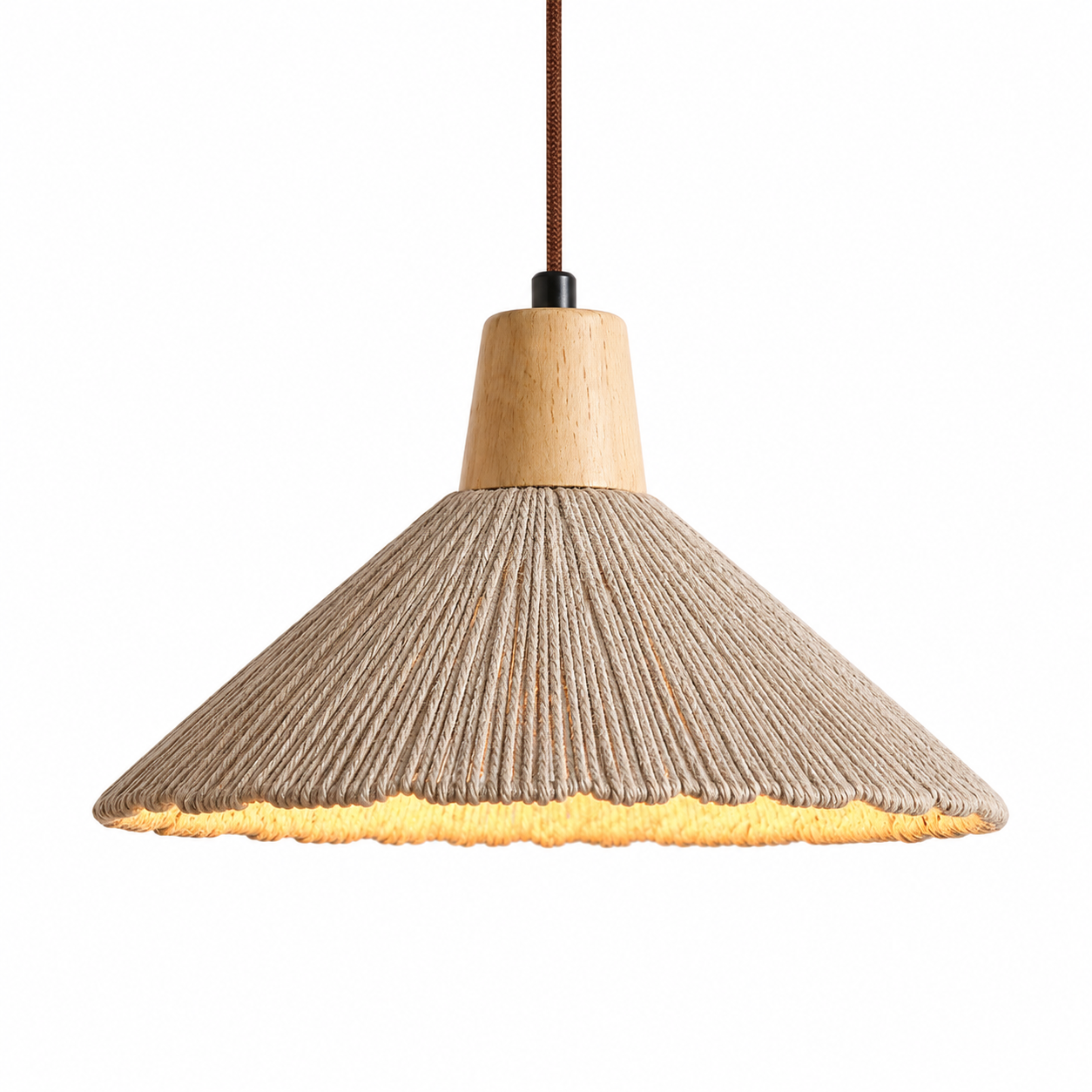 Pendente Wabi-Sabi Creme para Quarto, Bar e Restaurante
