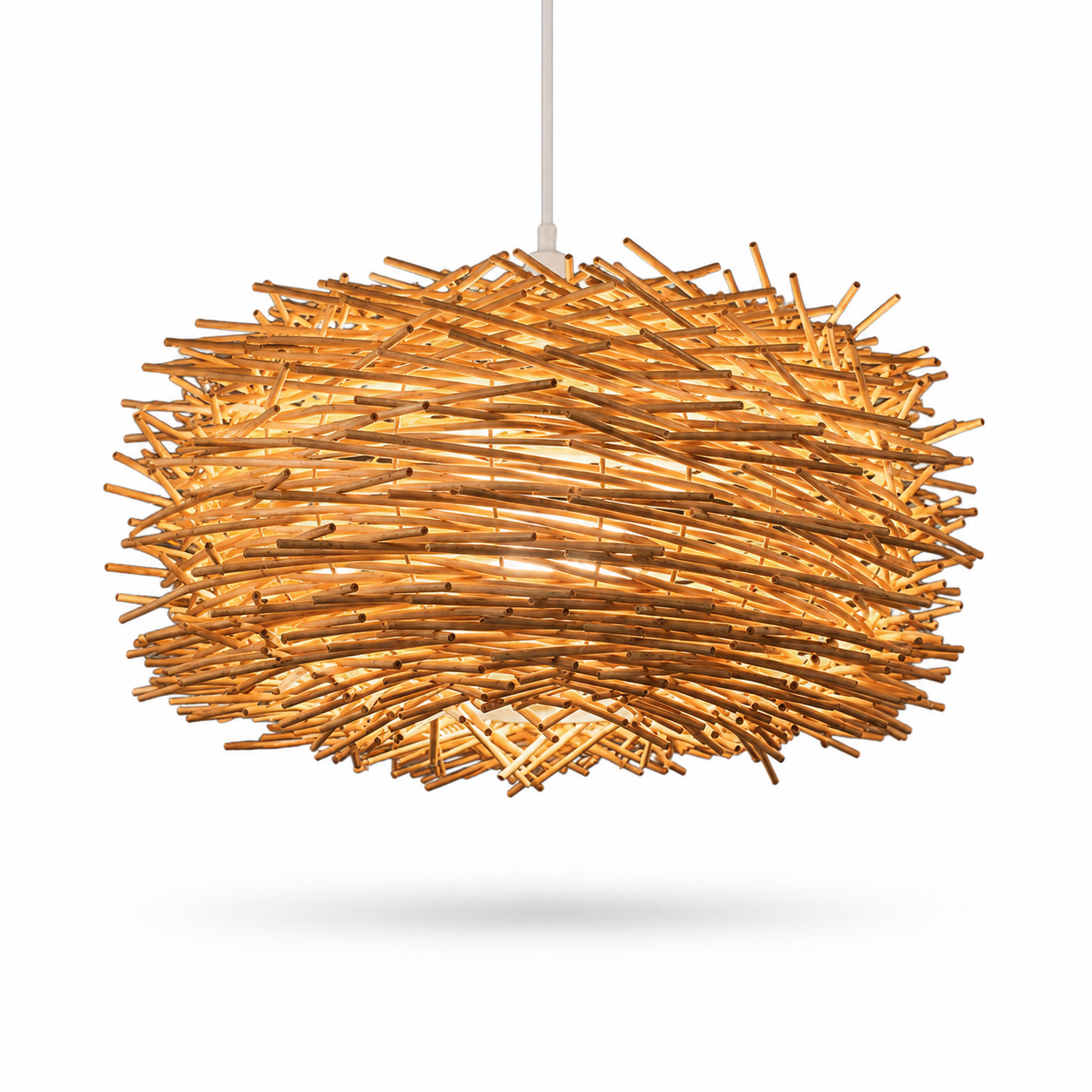 Pendente Artesanal Ninho de Pássaro 30cm