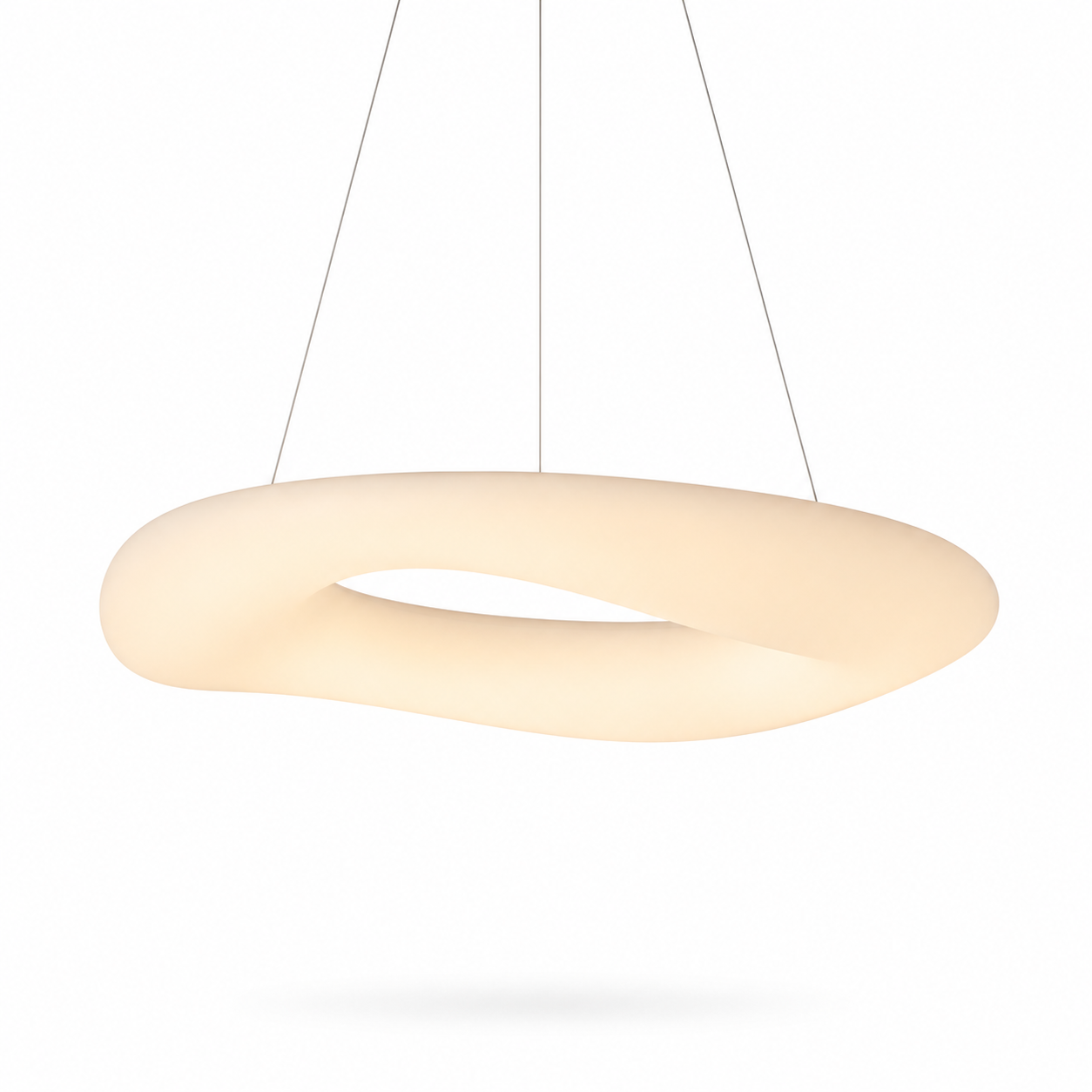 Lustre Circular Nórdico em Acrílico