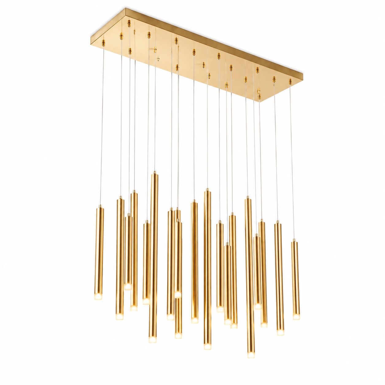 Lustre LED Multi-Cabeças para Sala de Estar e Jantar