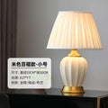 Abajur Cerâmica Quarto Sala Estilo Chinês Europeu LED