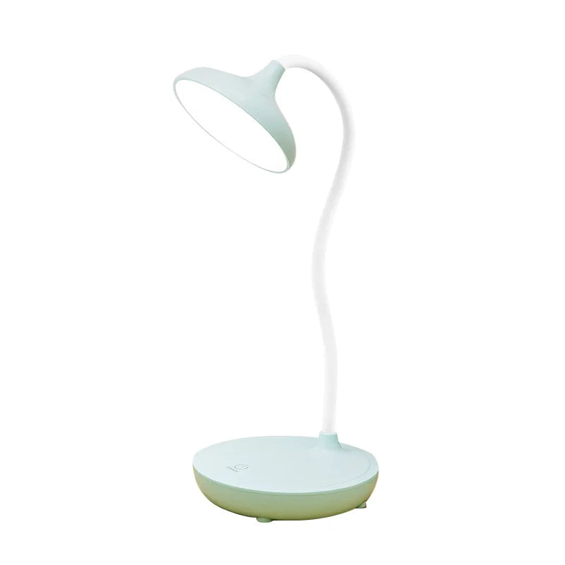 Luminária de Mesa LED Recarregável USB Touch com Dimmer – Para Estudar