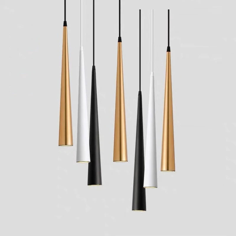 Pendente LED COB Cônico em Alumínio 27-46cm