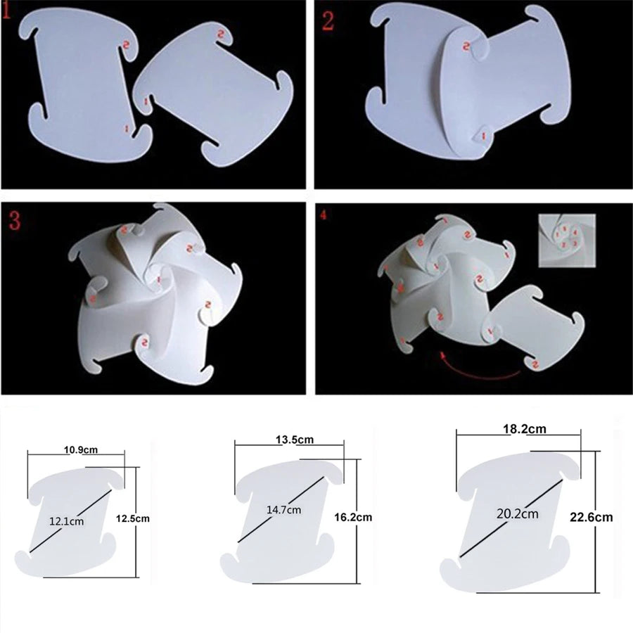 Cúpula Pendente DIY Quebra-Cabeça Nórdico