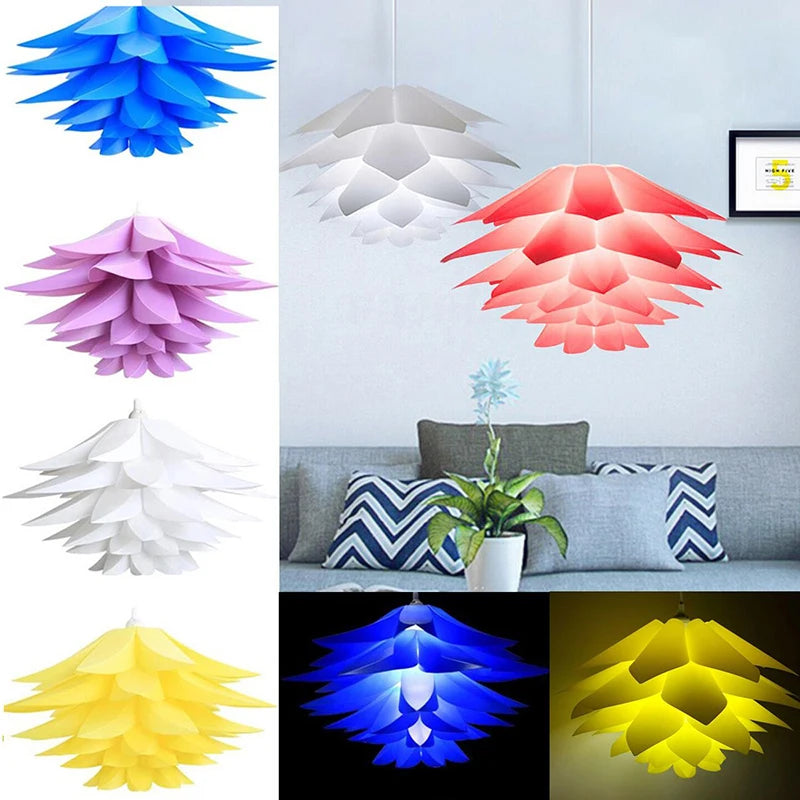 Cúpula Pendente Lótus DIY 50cm