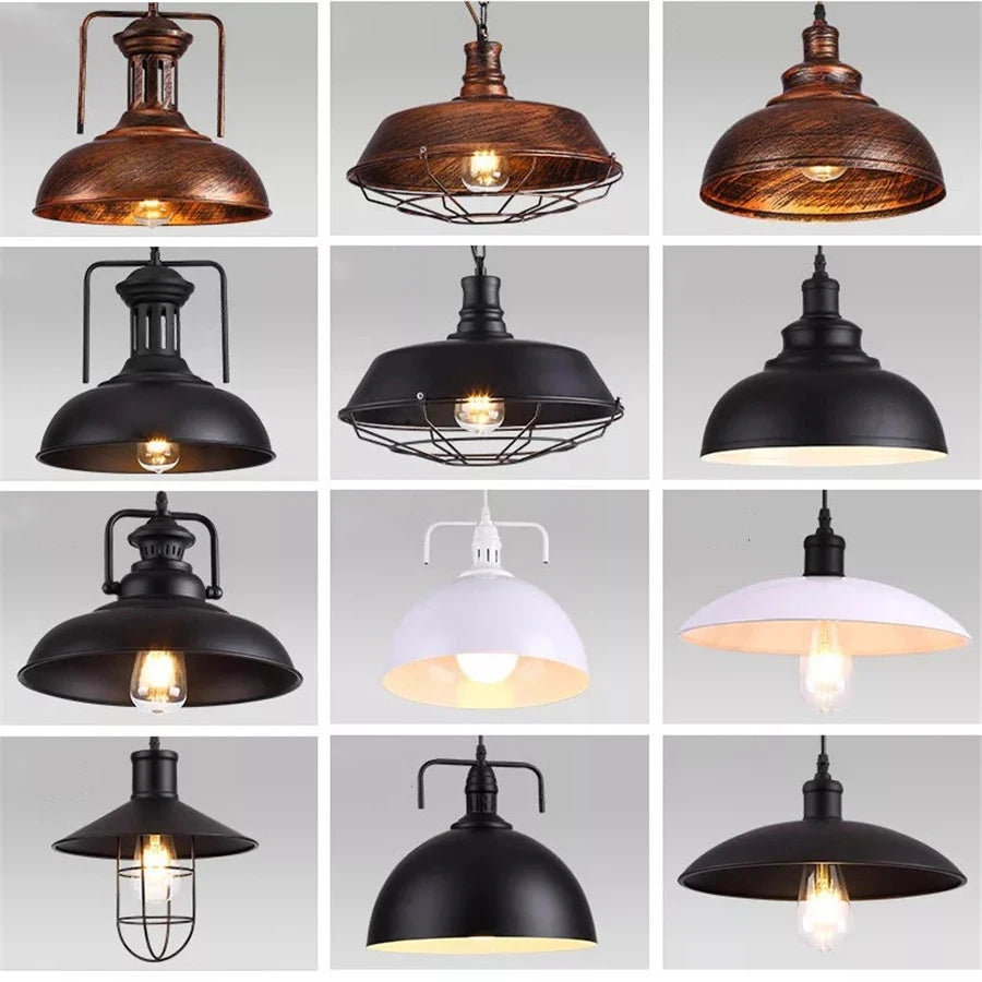Pendente Vintage Estilo Celeiro Americano para Sala e Cozinha