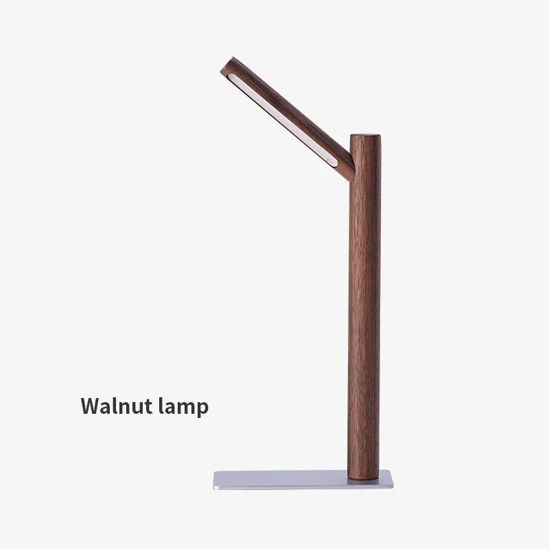 Luminária de Mesa Galhos de Madeira LED 360° – Proteção Ocular Decoração