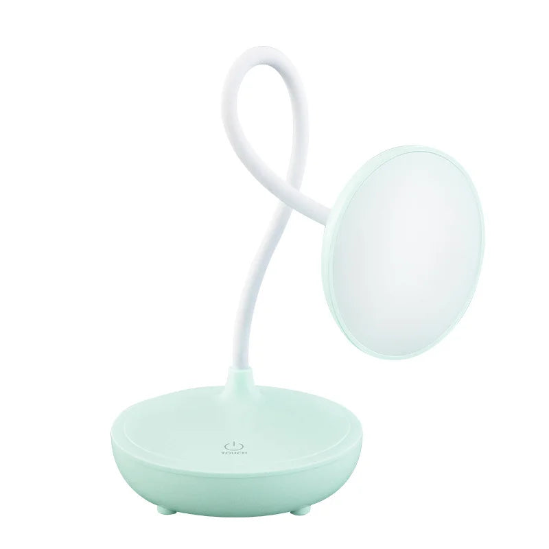 Luminária de Mesa LED Recarregável USB Touch com Dimmer – Para Estudar