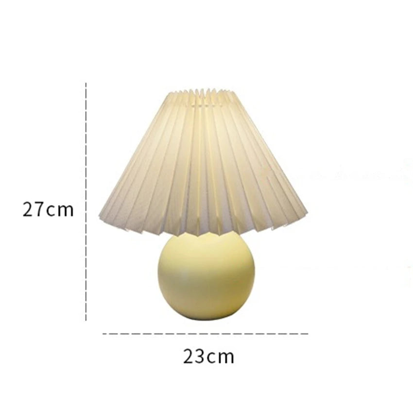 Luminária Cerâmica Nórdica LED Mesa Quarto Sala Moderna
