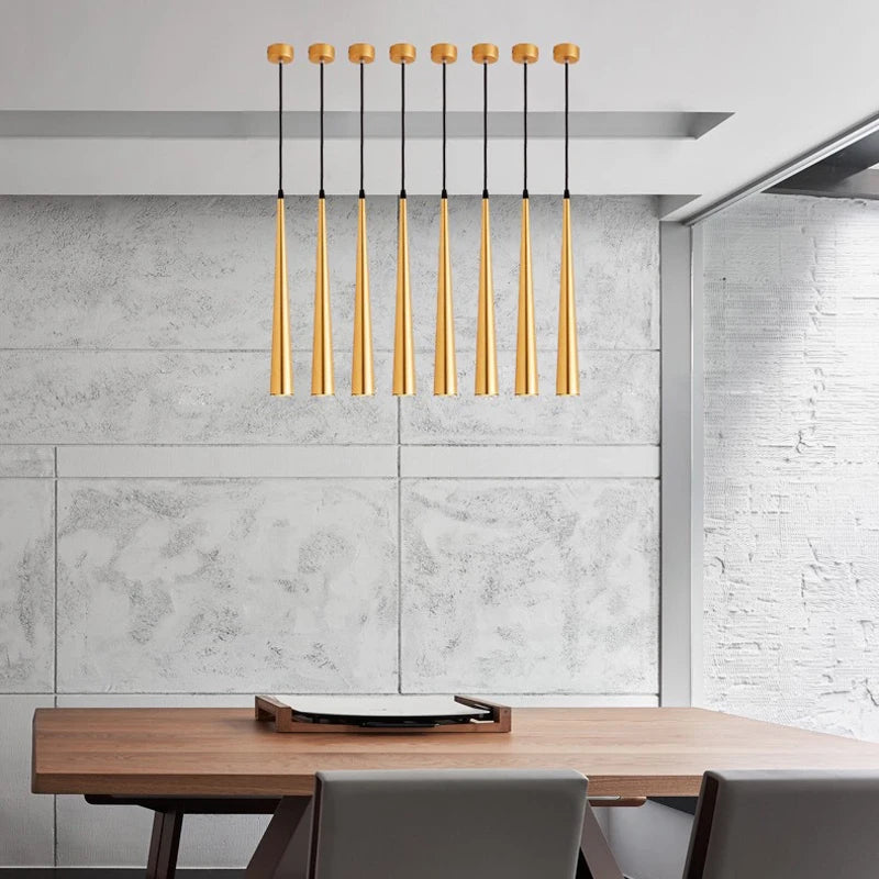Pendente LED COB Cônico em Alumínio 27-46cm