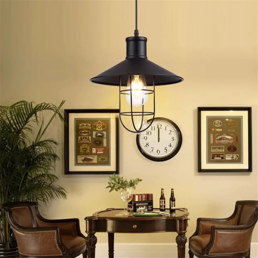 Pendente Vintage Estilo Celeiro Americano para Sala e Cozinha