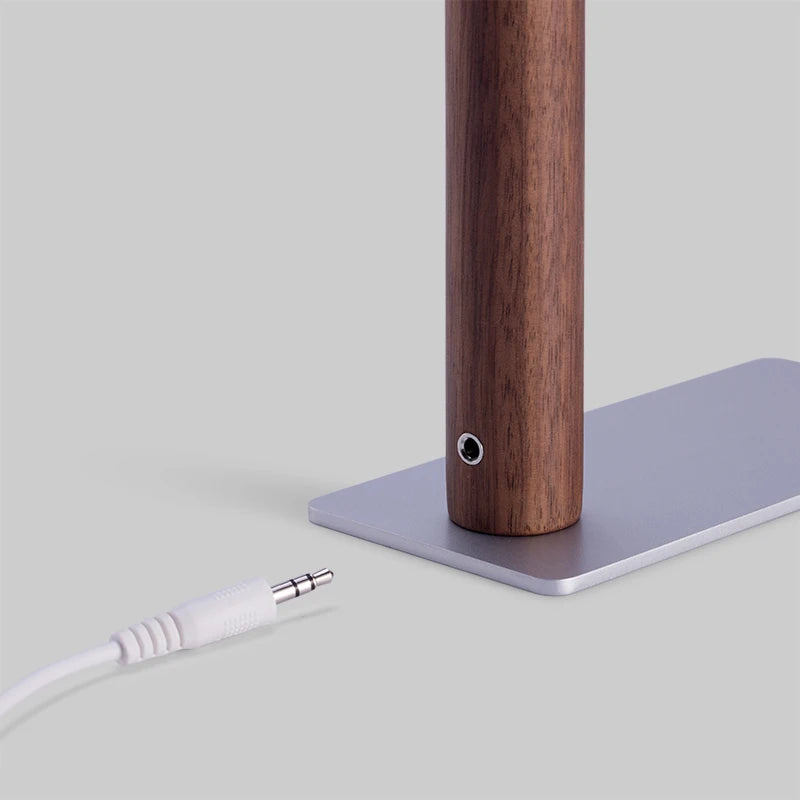 Luminária de Mesa Galhos de Madeira LED 360° – Proteção Ocular Decoração
