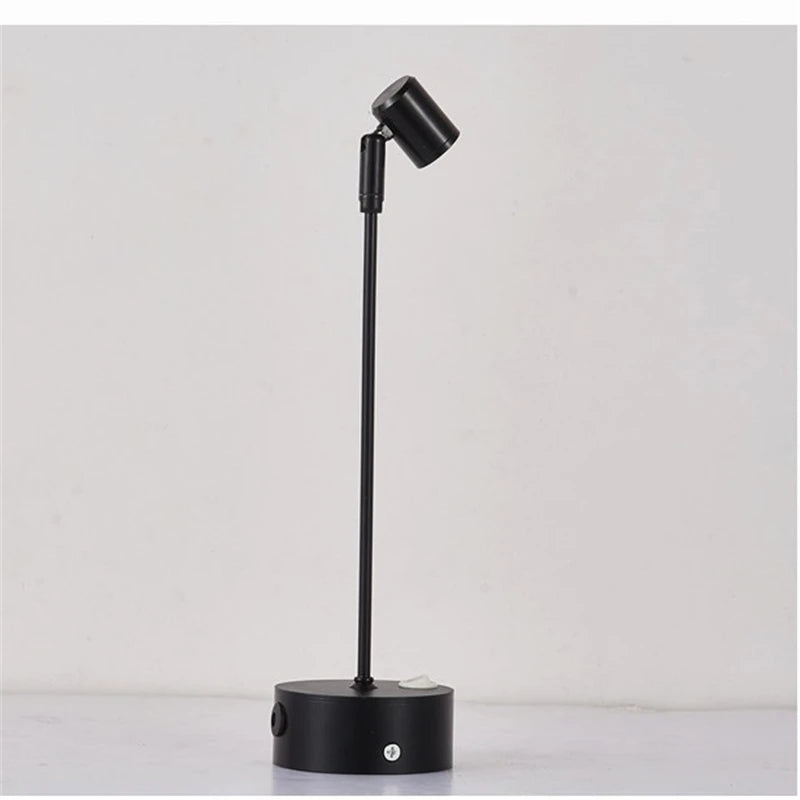 Spot LED Sem Fio Recarregável 3W Rotativo – Para Armário e Vitrine