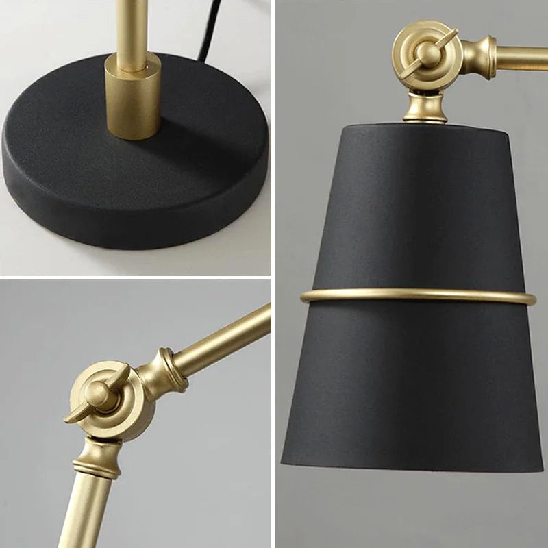 Luminária de Mesa Moderna Preto e Branco – Quarto, Sala e Escritório