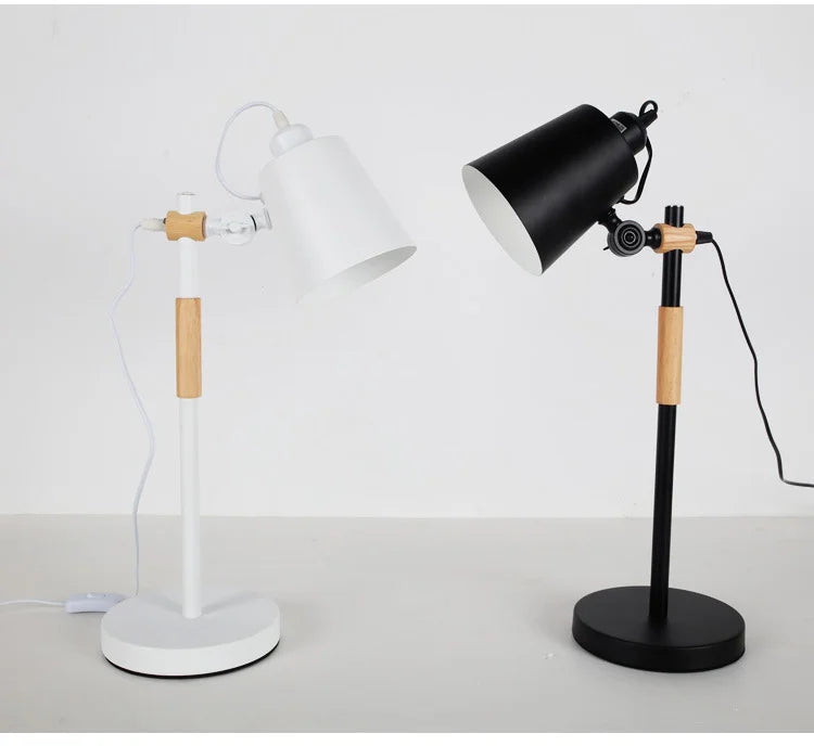 Luminária de Mesa LED Regulável E27 – Estudo, Escritório e Quarto