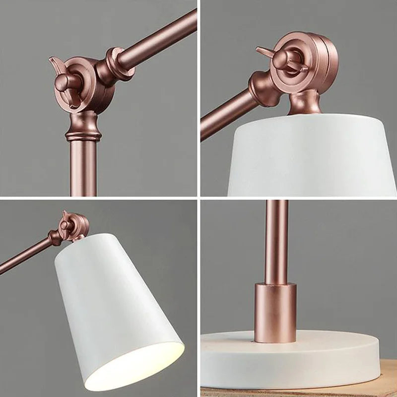 Luminária de Mesa Moderna Preto e Branco – Quarto, Sala e Escritório