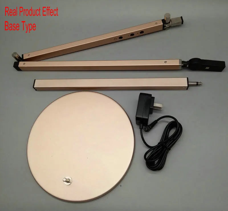 Luminária de Mesa 8W Braço Articulado com Dimmer LED – Proteção Ocular