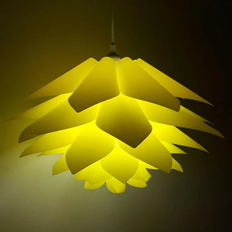 Cúpula Pendente Lótus DIY 50cm