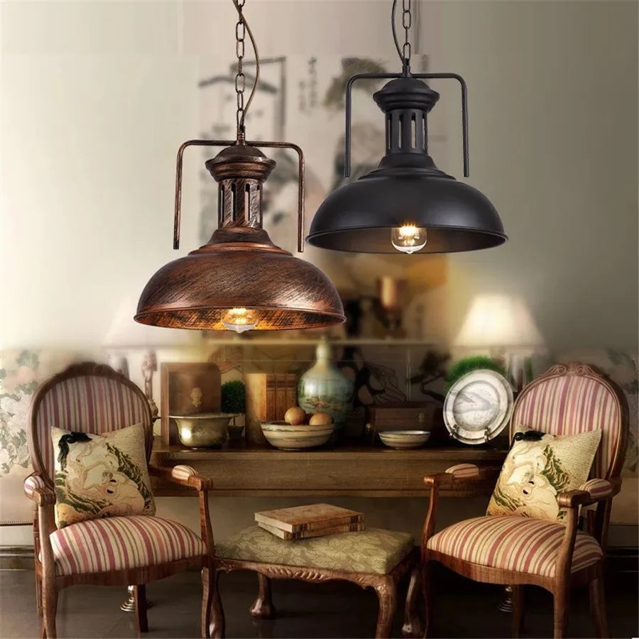 Pendente Vintage Estilo Celeiro Americano para Sala e Cozinha