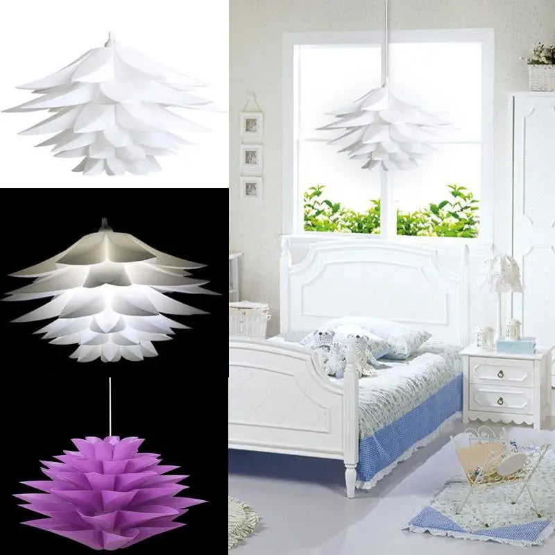 Cúpula Pendente Lótus DIY 50cm