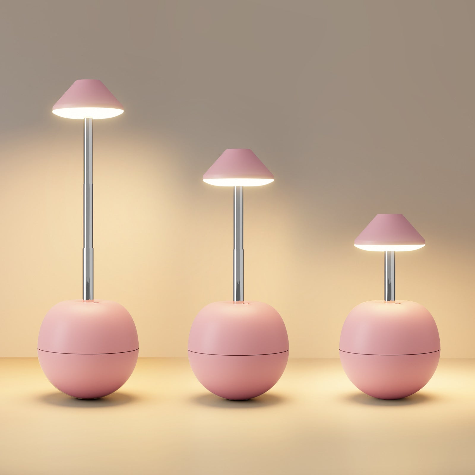 Luminária de Mesa LED Recarregável Decorativa com Controle Remoto
