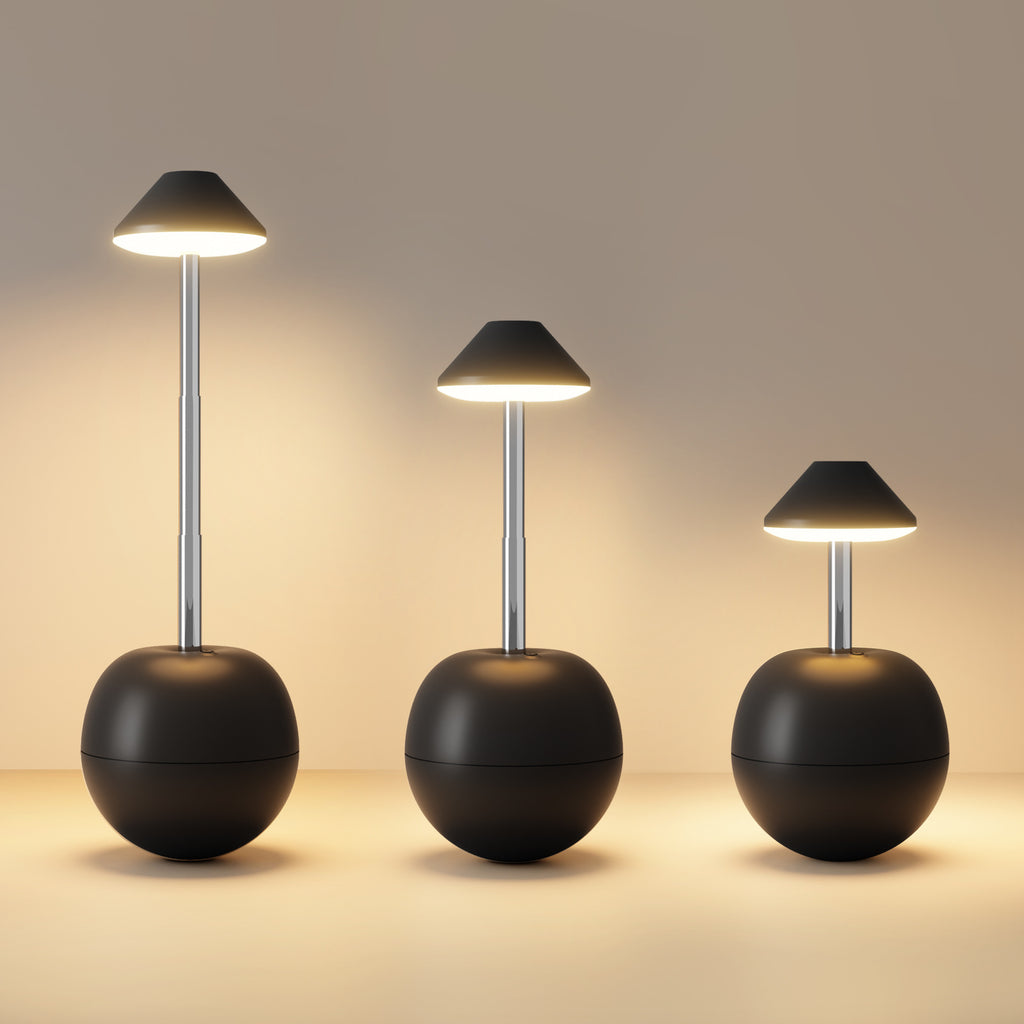 Luminária de Mesa LED Recarregável Decorativa com Controle Remoto