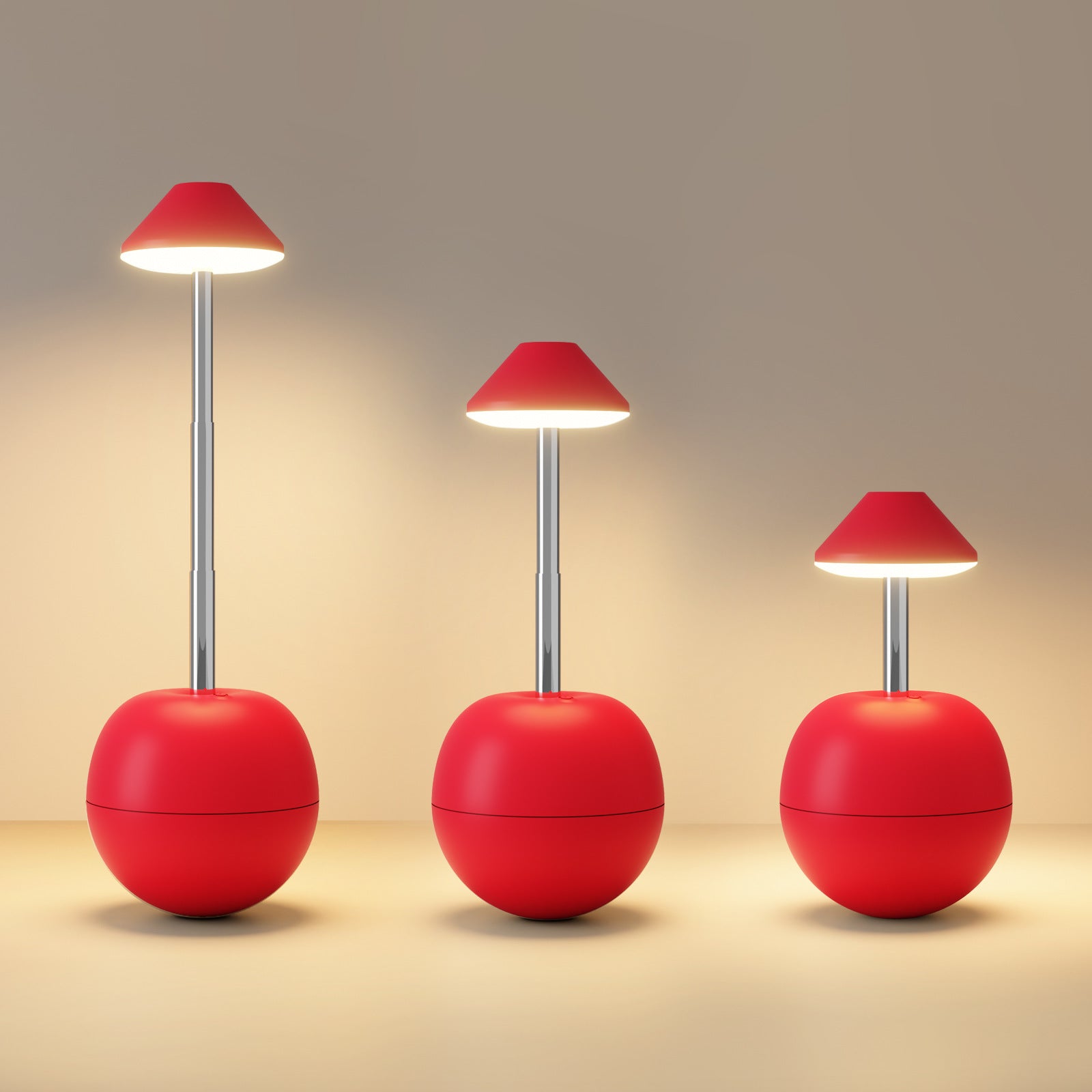 Luminária de Mesa LED Recarregável Decorativa com Controle Remoto