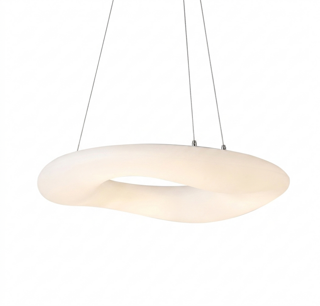 Lustre Circular Nórdico em Acrílico