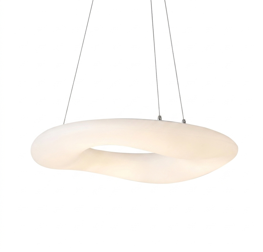 Lustre Circular Nórdico em Acrílico