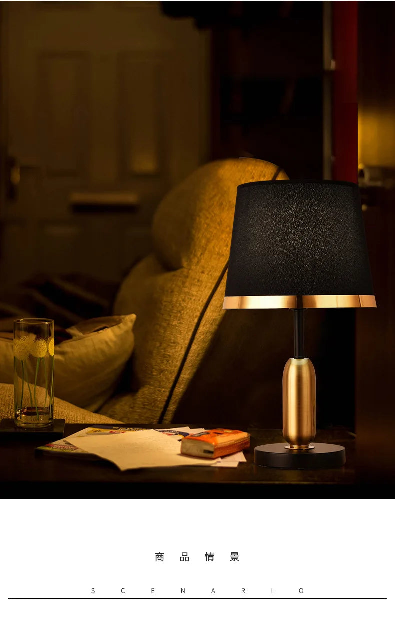 Luminária Retrô Europeia Cabeceira Botão Quarto Noturna