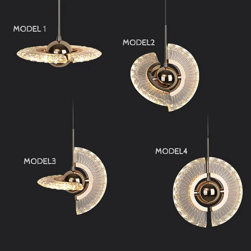 Pendente LED Moderno para Quarto e Sala — Decorativo 1 e 2 Cabeças