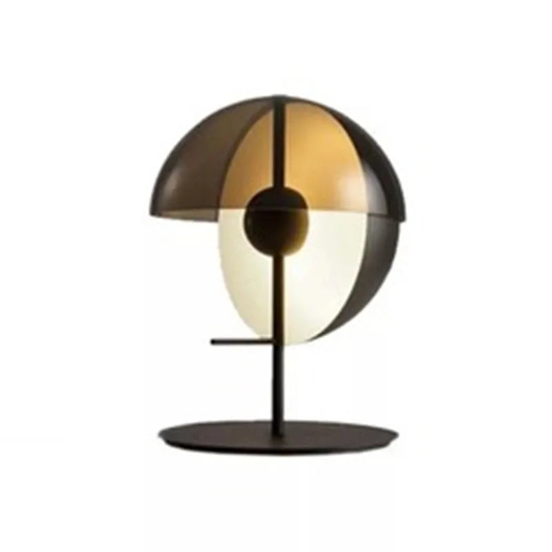 Luminaria de Mesa Avmaela - Vidro Texturizado - home office escultural