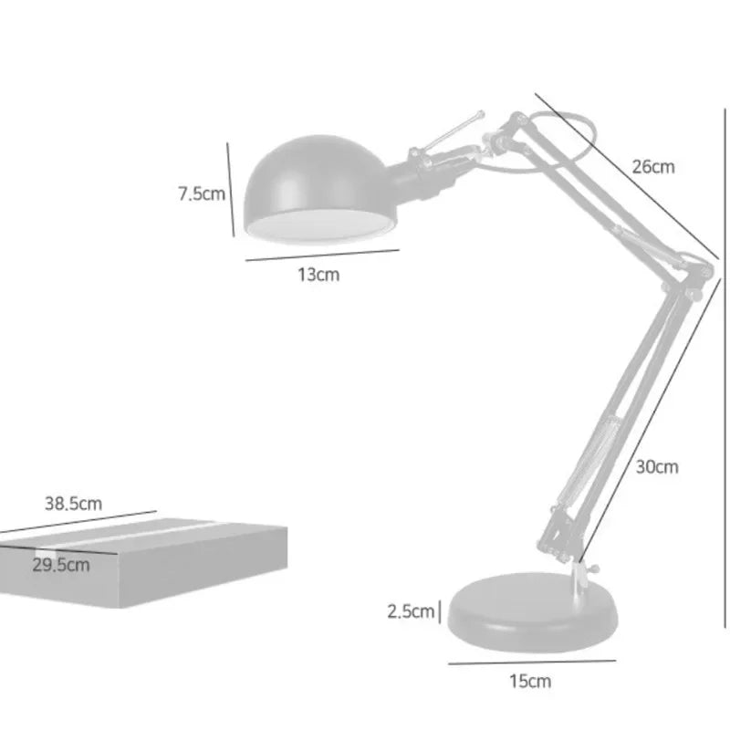 Luminária de Escrivaninha Dobrável com Proteção Ocular – LED para Estudantes