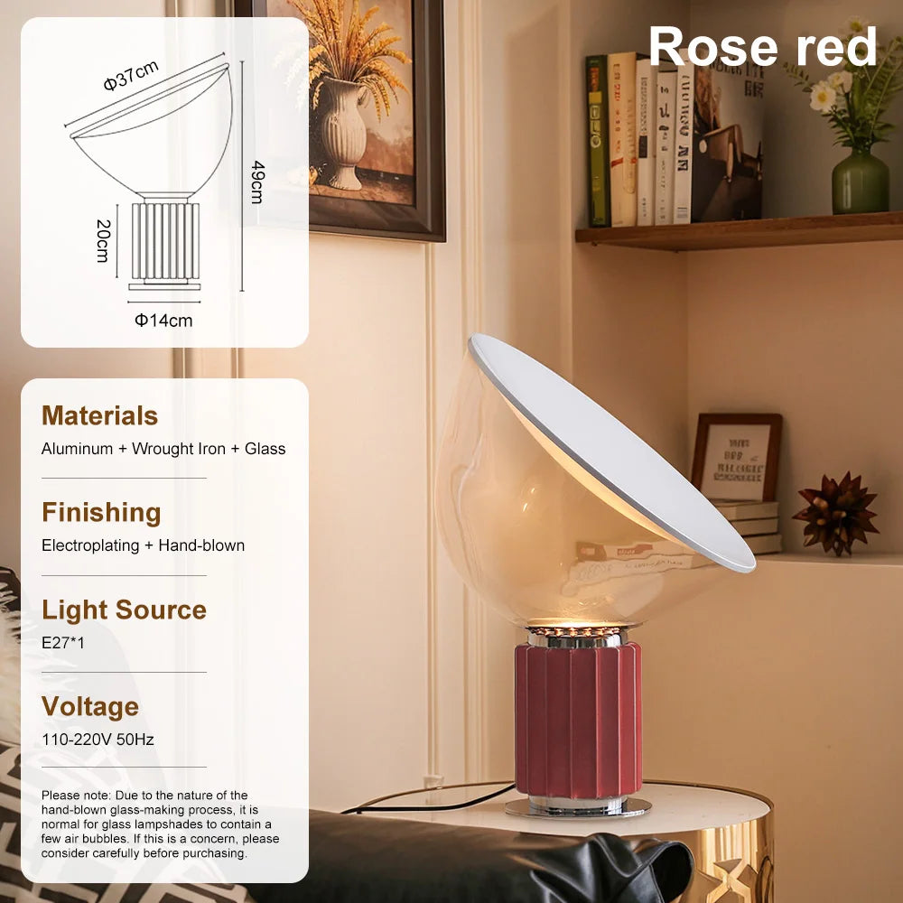 Luminária de Chão Taccia LED Italiana Moderna Sala Escritório